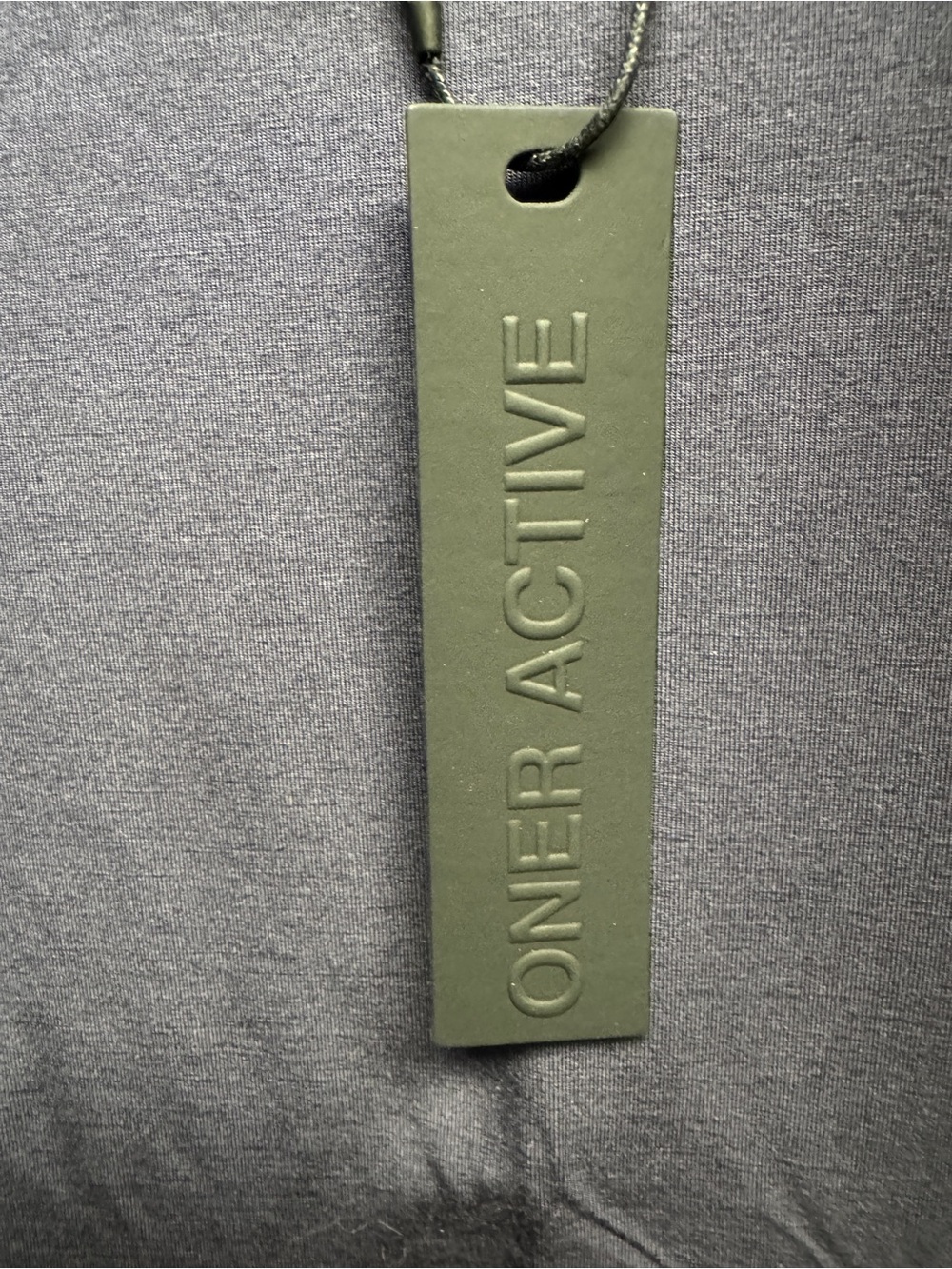 Oner Active Men's Olive Green Performance Tee with Logo Tag